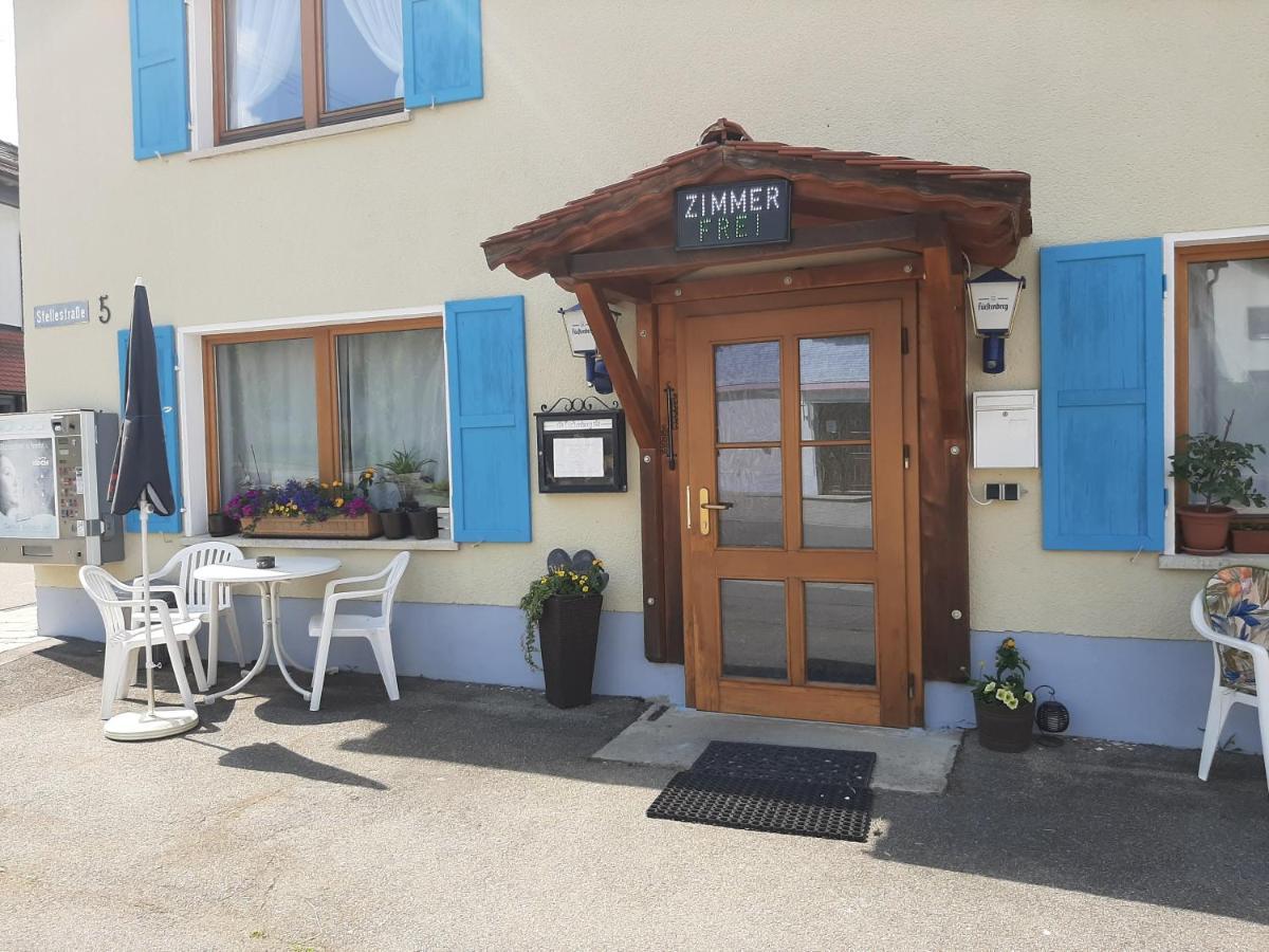 Gaestehaus Pension Waldhorn Weilen unter den Rinnen Buitenkant foto