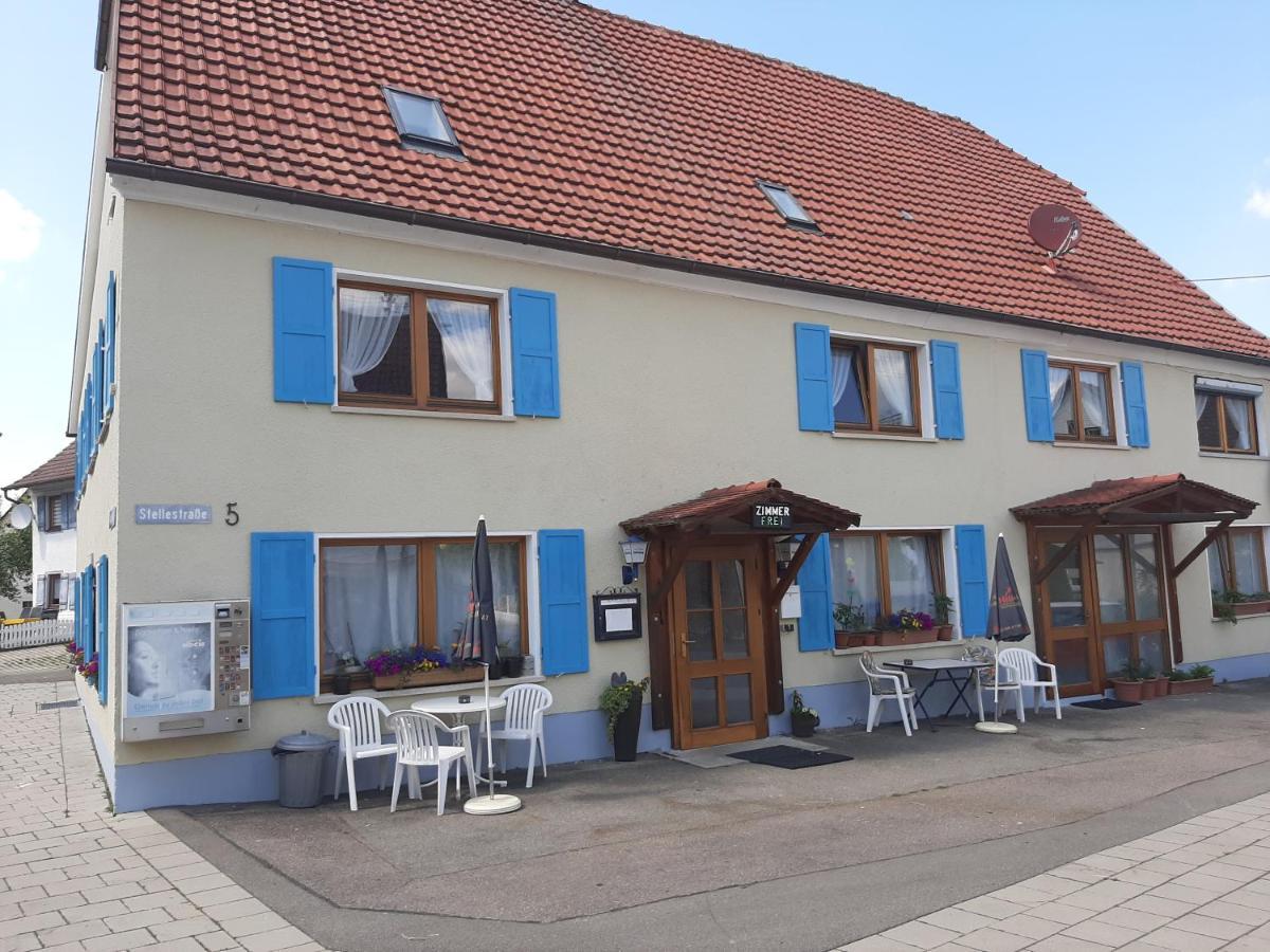 Gaestehaus Pension Waldhorn Weilen unter den Rinnen Buitenkant foto
