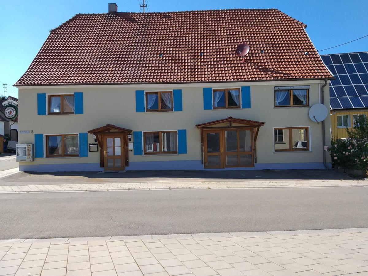 Gaestehaus Pension Waldhorn Weilen unter den Rinnen Buitenkant foto